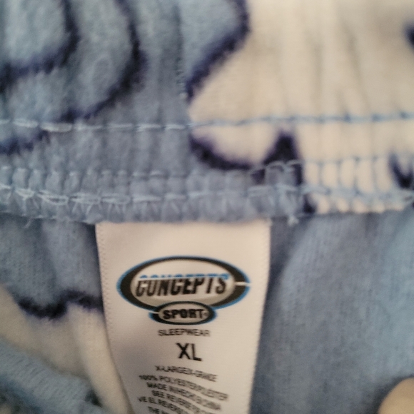 Concepts Sport North Carolina Tar Heels Keystone All Over Print Microfleece Pant - Picture 3 of 4